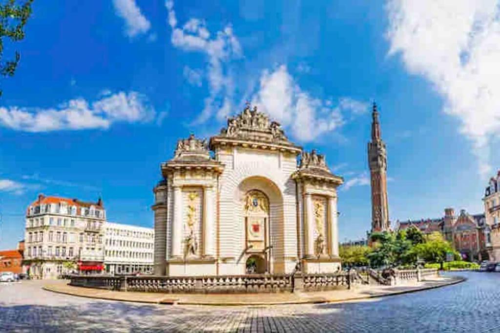 Appartement F3 & Solferino Lille Bagian luar foto